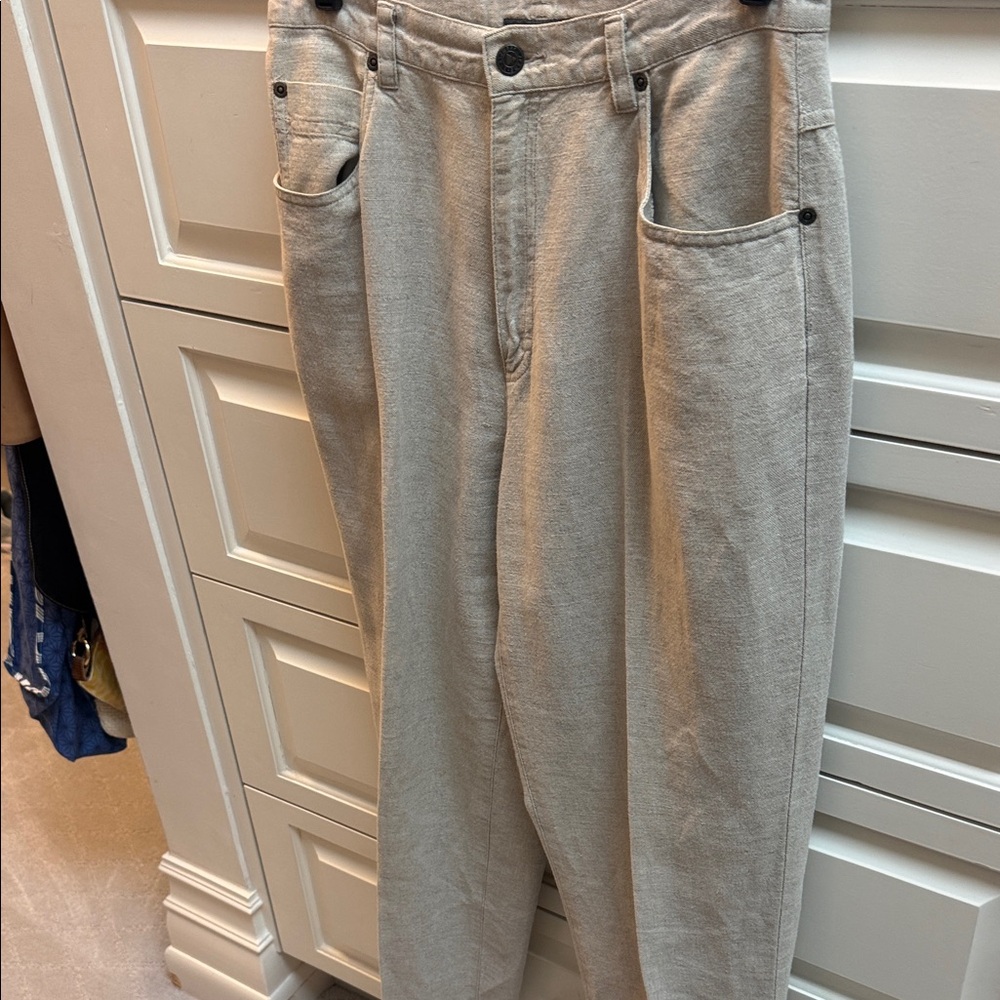 Linen and cotton Jean style pant